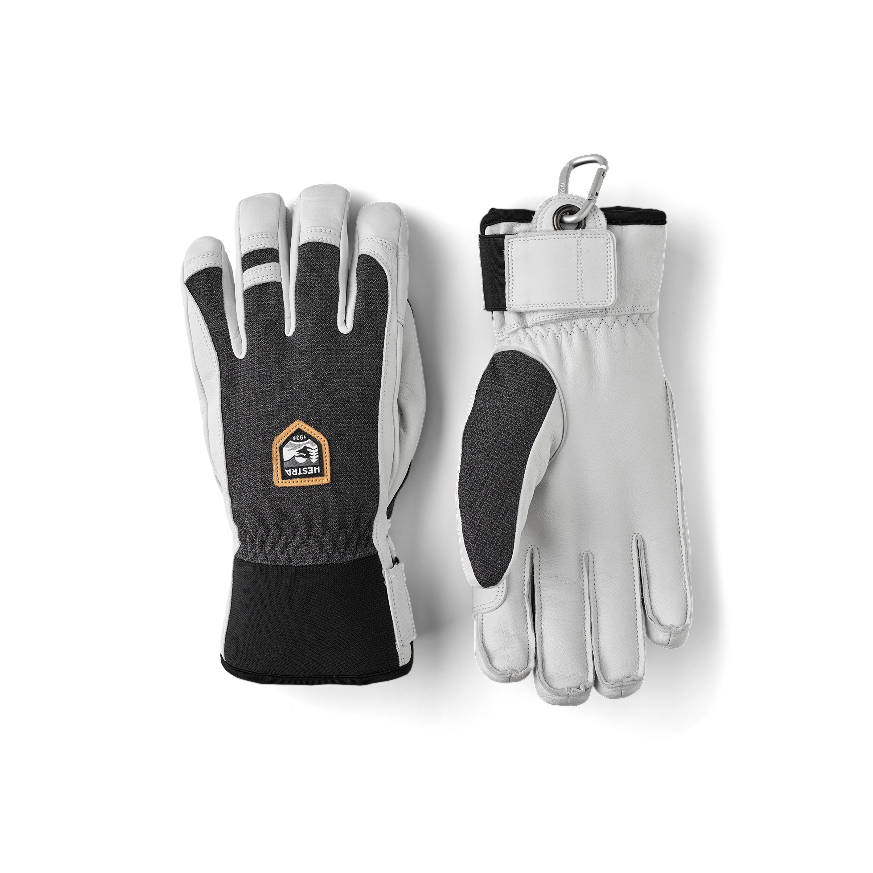 hestra-army-leather-patrol-warmer-5-finger-handschuh-softshell image 1