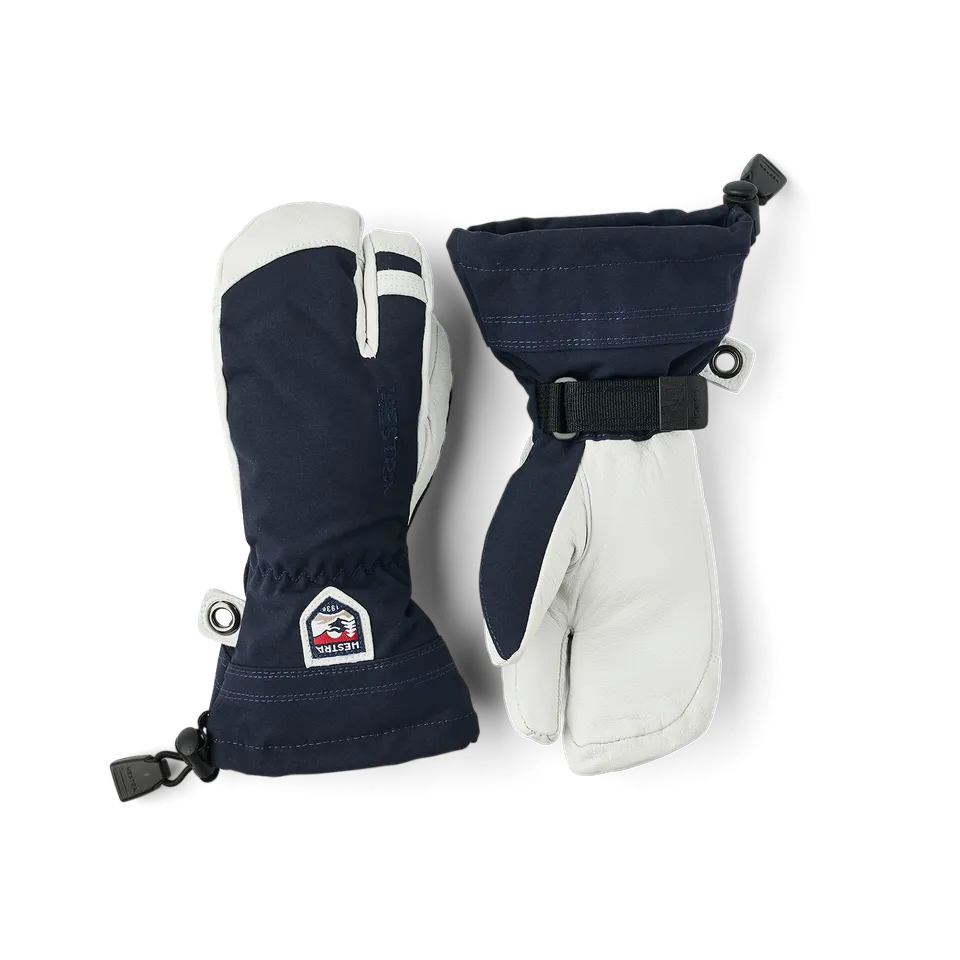 hestra-army-leather-heli-ski-jr-3-finger-ski-handschuh image 1