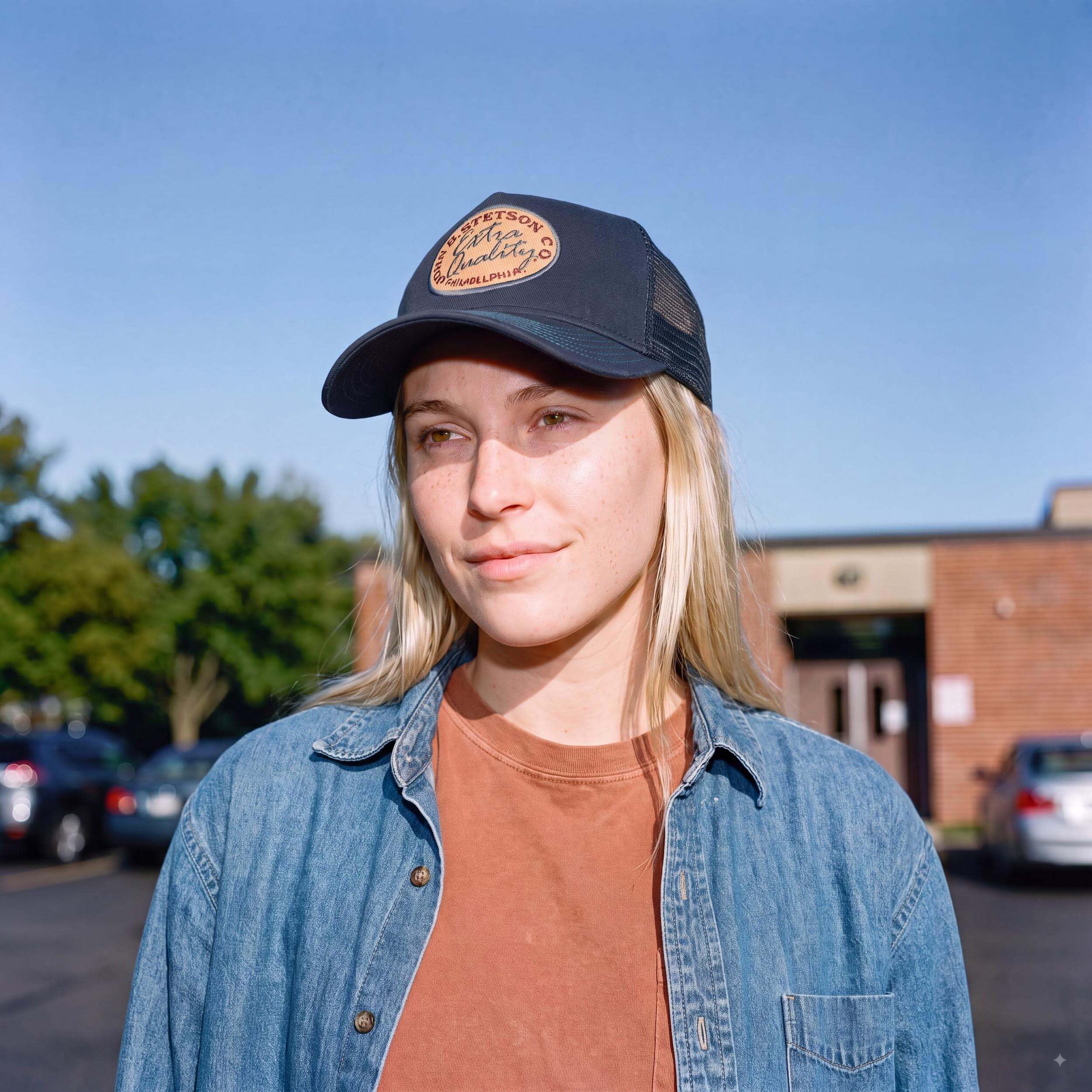 stetson-vintage-brushed-twill-trucker-cap-retro-meshcap image 2