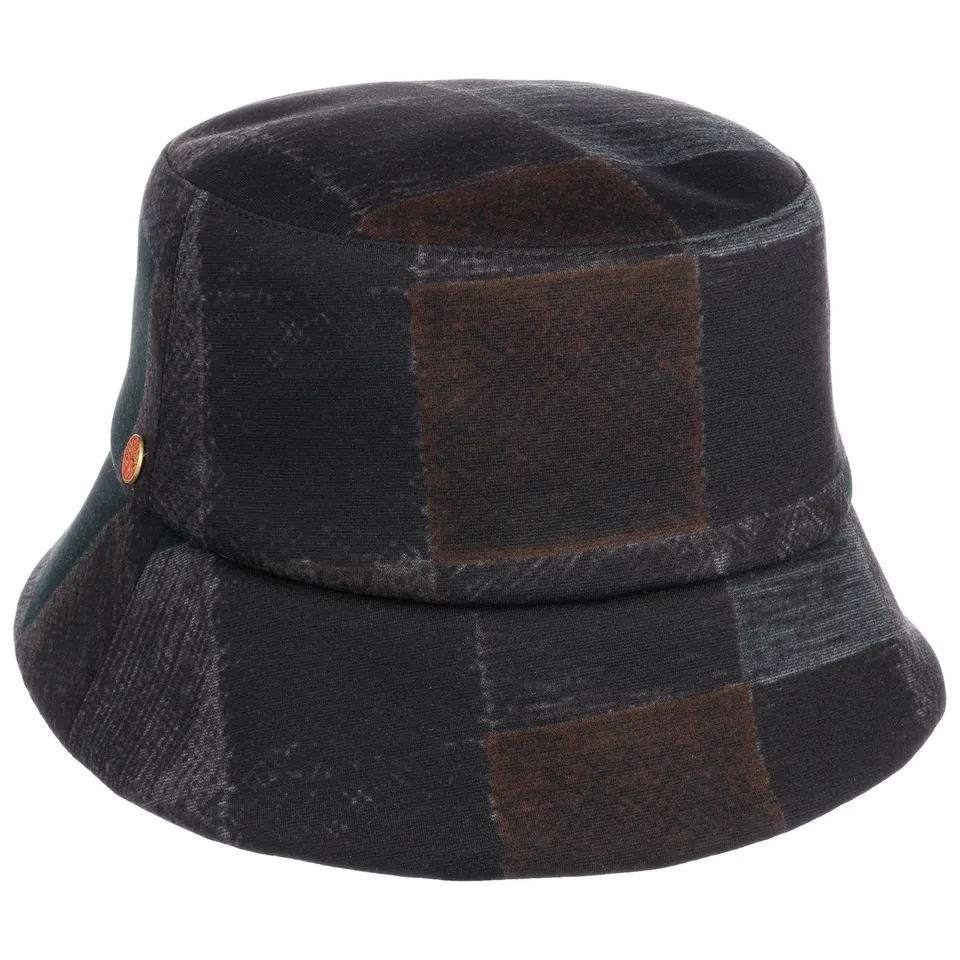 mayser-maite-check-bucket-stoffhut-mit-patchwork-print image 1