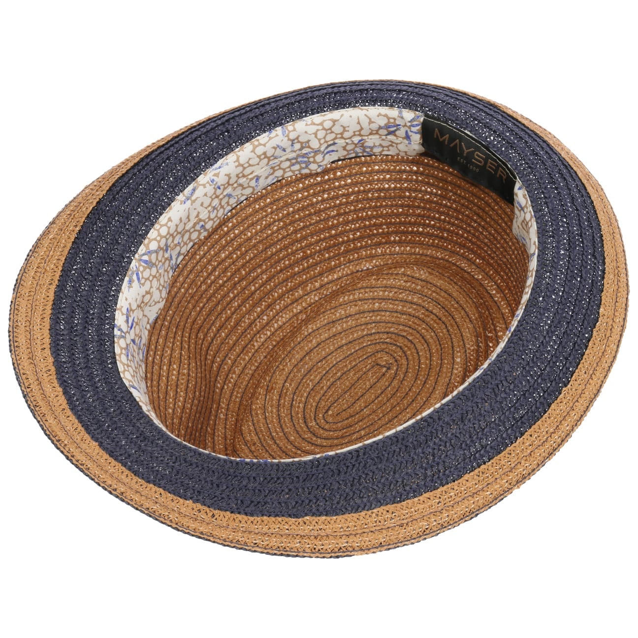 mayser-tricolour-trilby-strohhut-leichter-herren-sommerhut-aus-papierstroh image 3