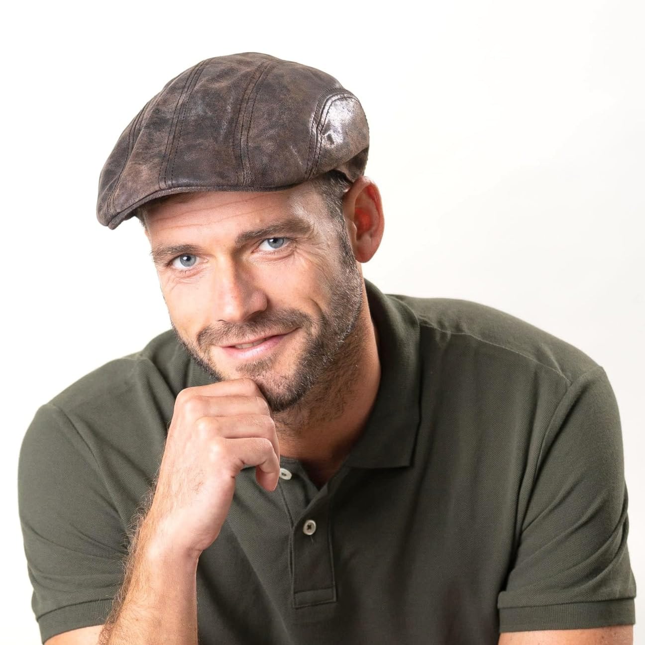 stetson-madison-pigskin-zeitungskappe-herren-aus-echtleder image 2