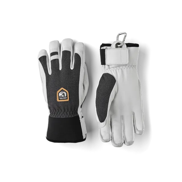 hestra-army-leather-patrol-warmer-5-finger-handschuh-softshell image 1