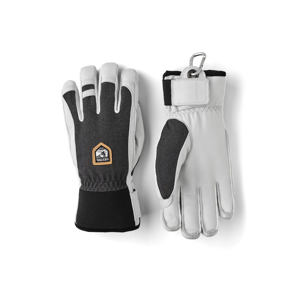 hestra-army-leather-patrol-warmer-5-finger-handschuh-softshell image 1