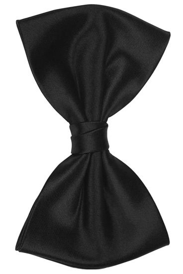 hemley-fliege-seide-satin-wien-uni-schwarz image 1
