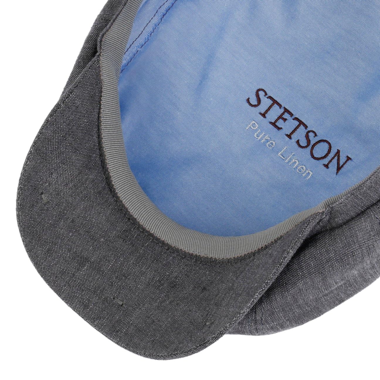 stetson-hatteras-flatcap-schirmm-tze-aus-100-leinen-uv-schutz-40-grau-herren image 5