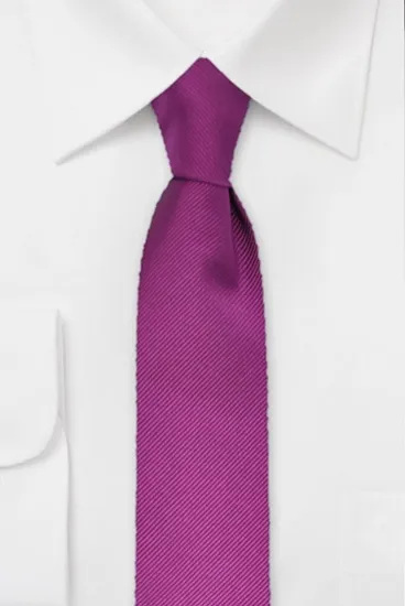 ascot-krawatte-uni-rips-lila-aus-seide image 1