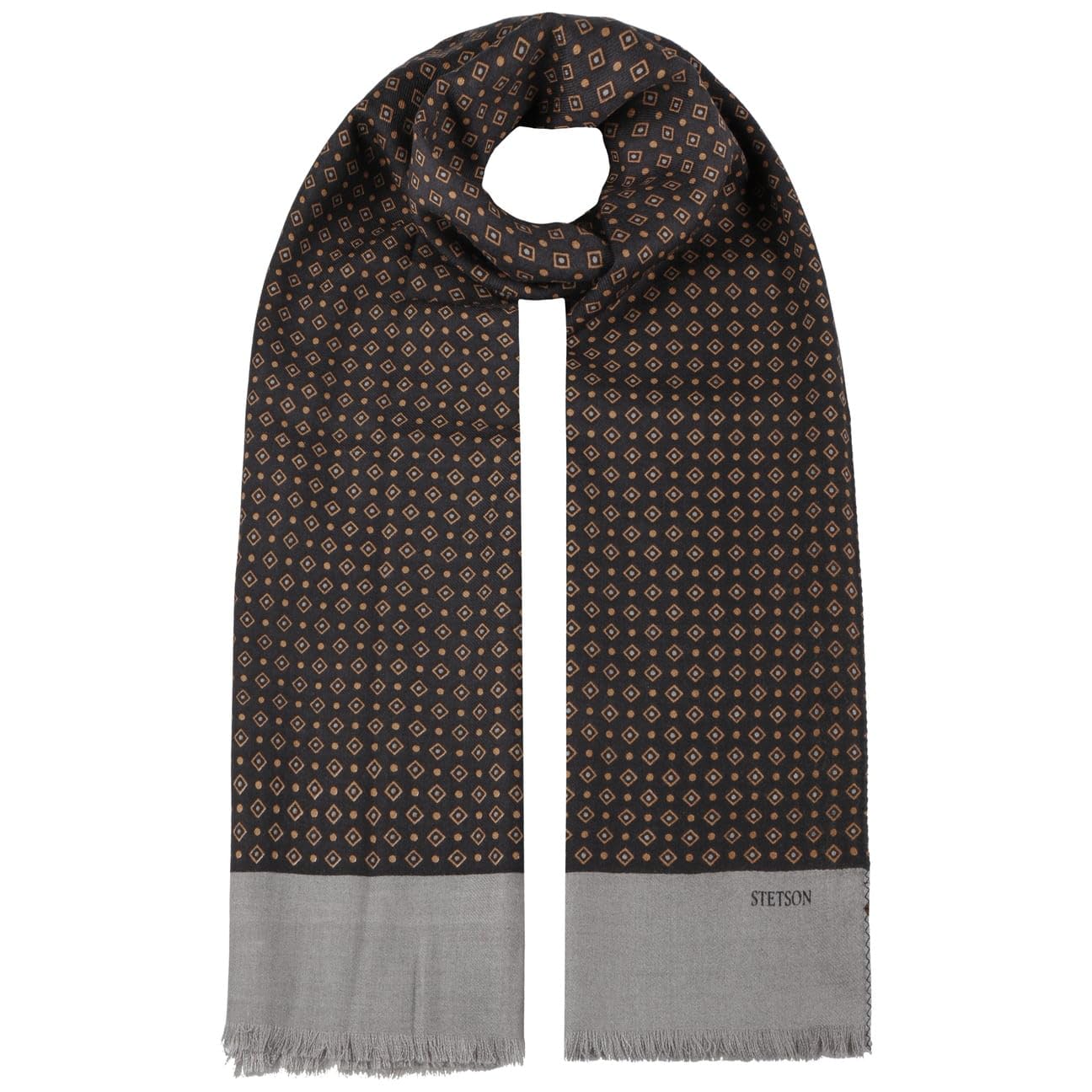 stetson-geometrics-schal-winterschal-aus-wolle-und-seide image 4