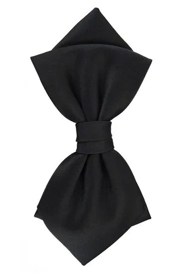 hemley-fliege-seide-satin-napoli-uni-schwarz-6-cm image 1