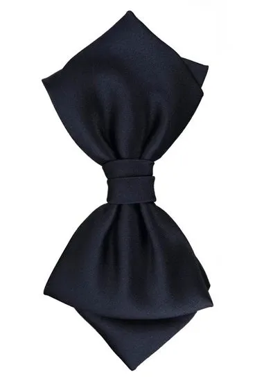 hemley-fliege-seide-satin-napoli-uni-dunkelblau image 1