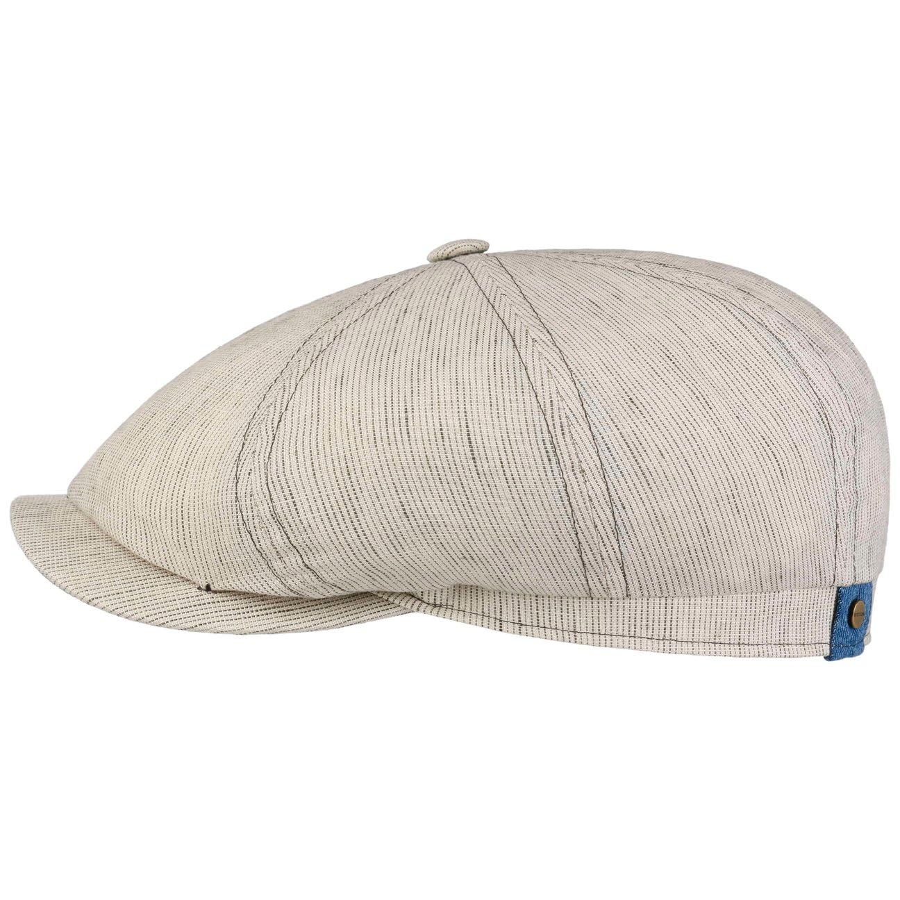 stetson-hatteras-pandico-flatcap-leinen-nadelstreifen-herren image 6