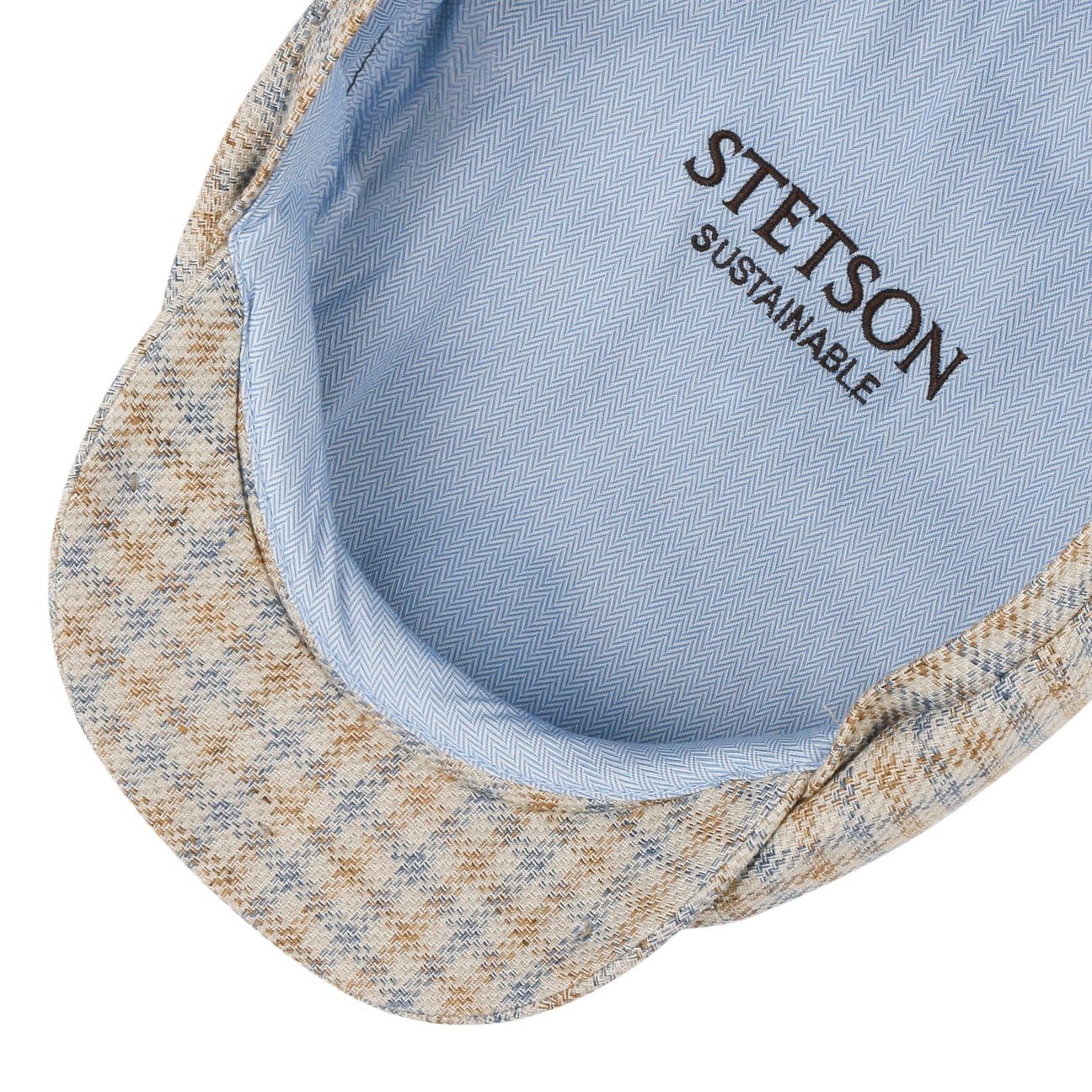 stetson-vanmore-flat-cap-leinen-baumwolle-karo-made-in-eu image 3