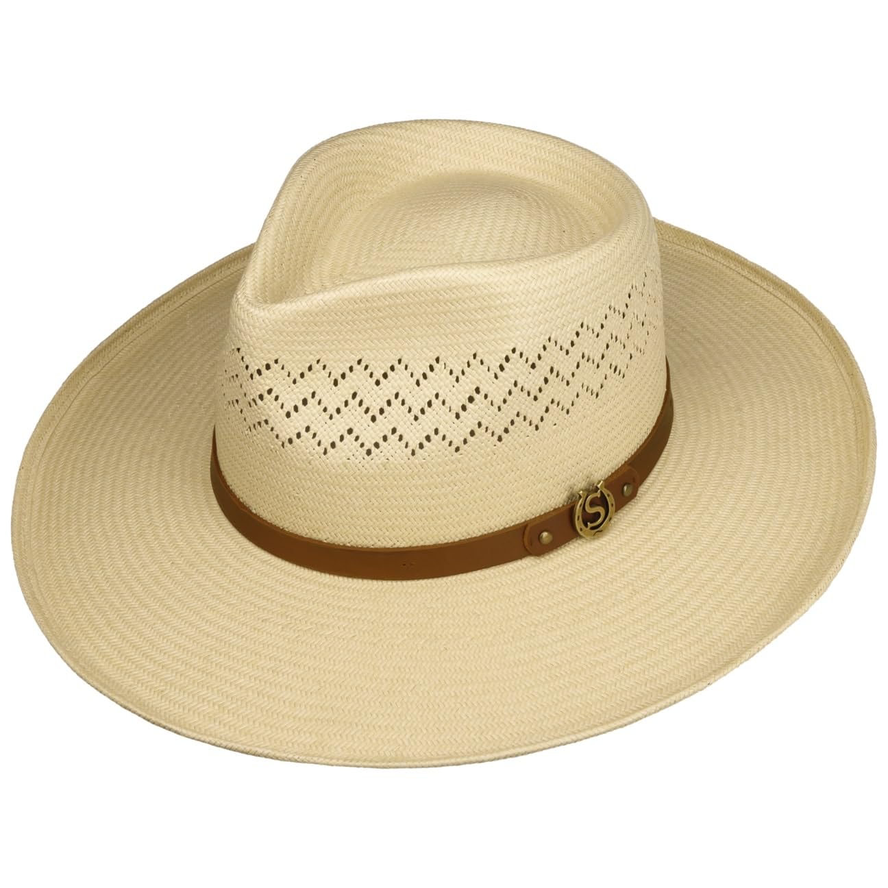 stetson-salcott-outdoor-toyo-strohhut-naturfarbener-sonnenhut-mit-lederband image 2
