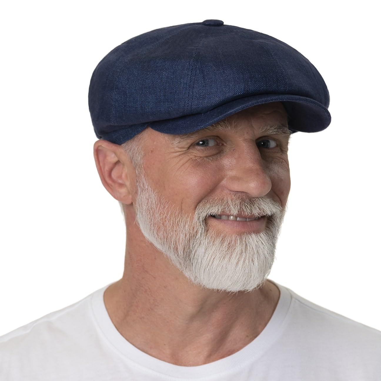 stetson-hatteras-classic-flatcap-aus-leinen-meliert-mit-6-cm-schirm image 3