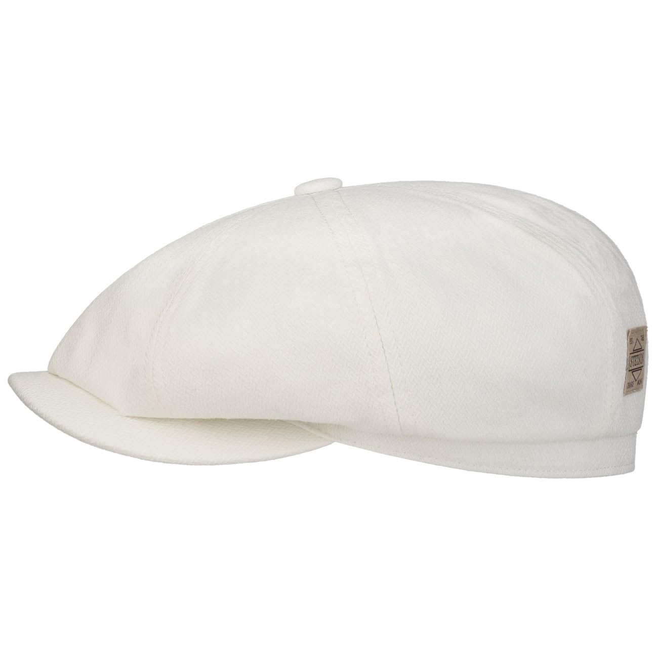stetson-hatteras-unlined-cotton-flatcap-wei image 1