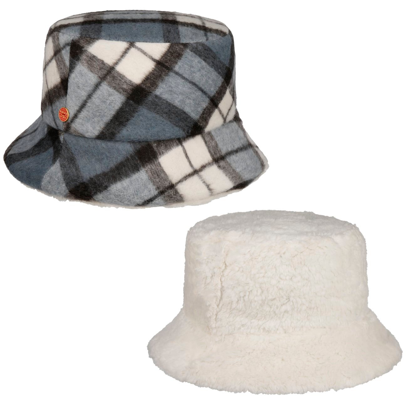 mayser-doriet-check-bucket-wendehut-karo-mit-pl-schfutter image 2