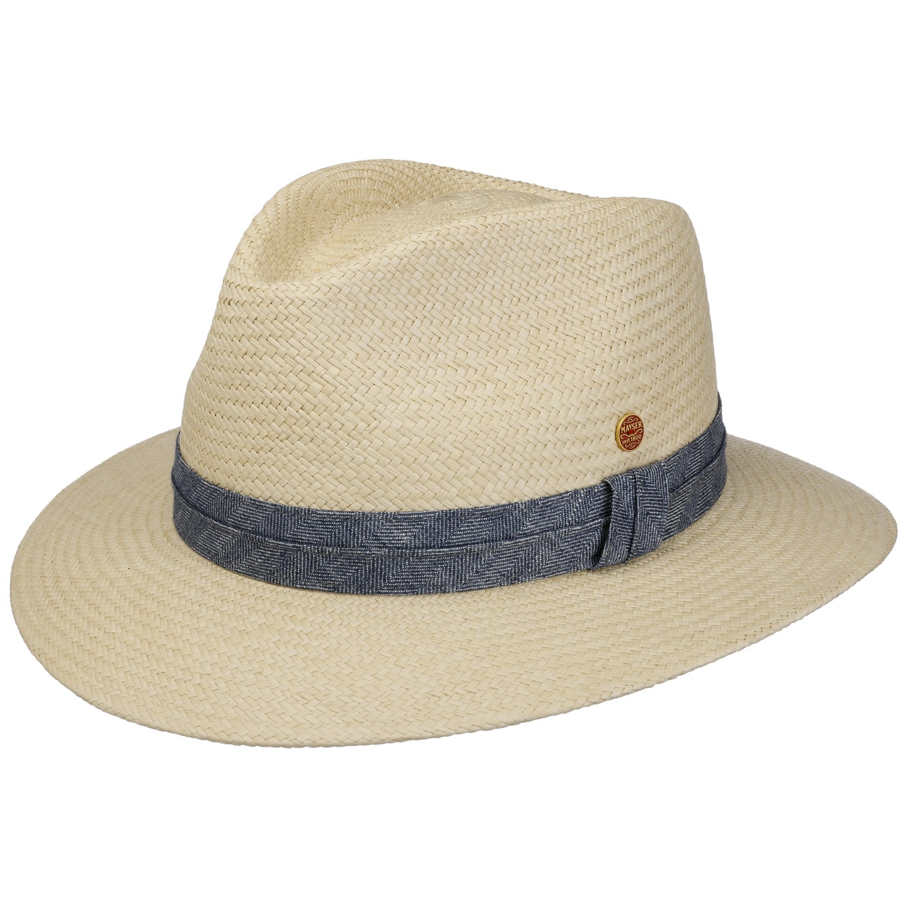 mayser-gero-contrast-band-panamahut-traveller-strohhut image 1