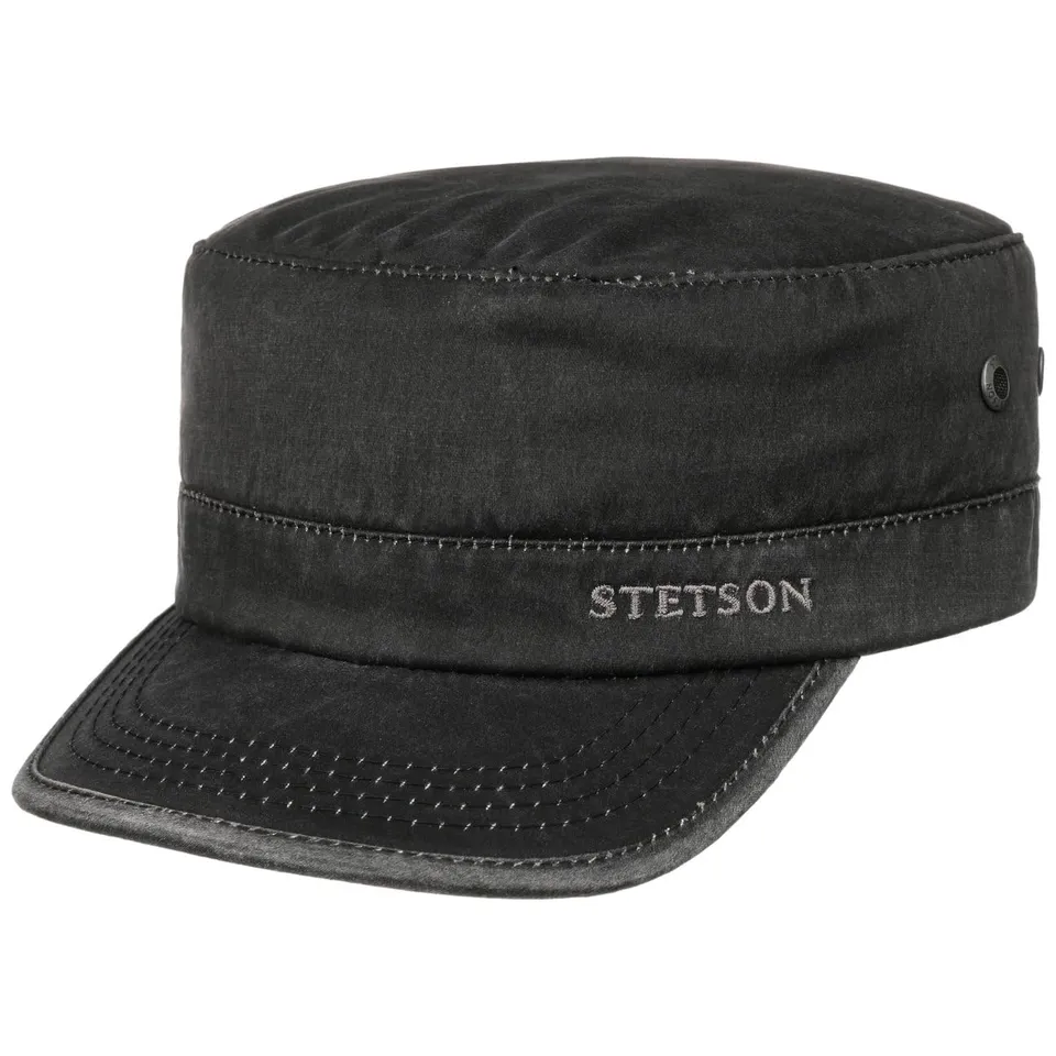 stetson-datto-armycap-herren-baumwollmix-uni image 1