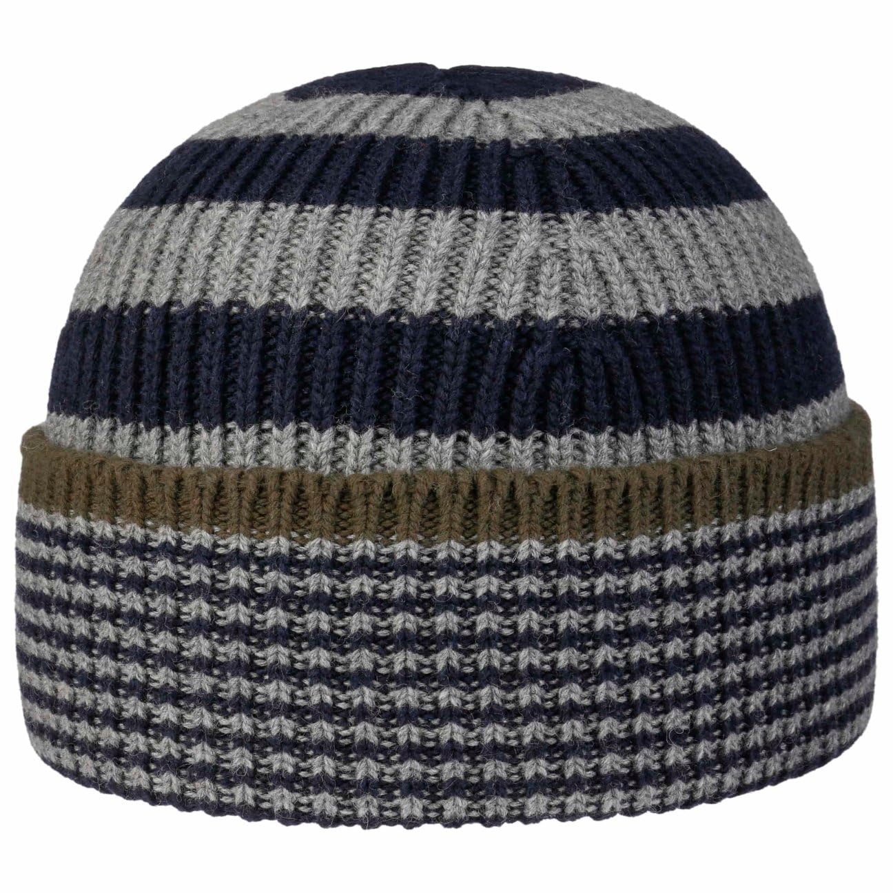 stetson-dillingham-umschlagm-tze-beanie-gestreift-mehrfarbig-made-in-italy image 1