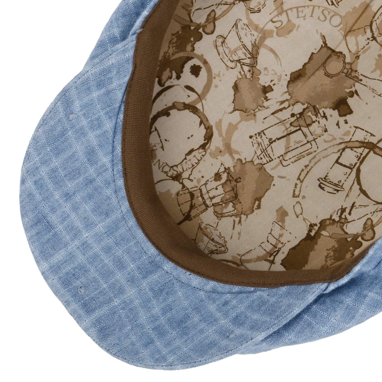 stetson-driver-barista-flatcap-kariert-aus-leinen-made-in-eu-herren image 3