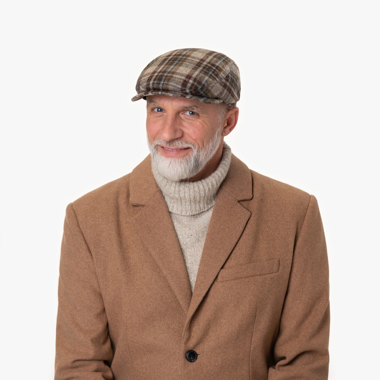mayser-kent-check-flatcap-zechbauer-wolle-kaschmir-karo image 1