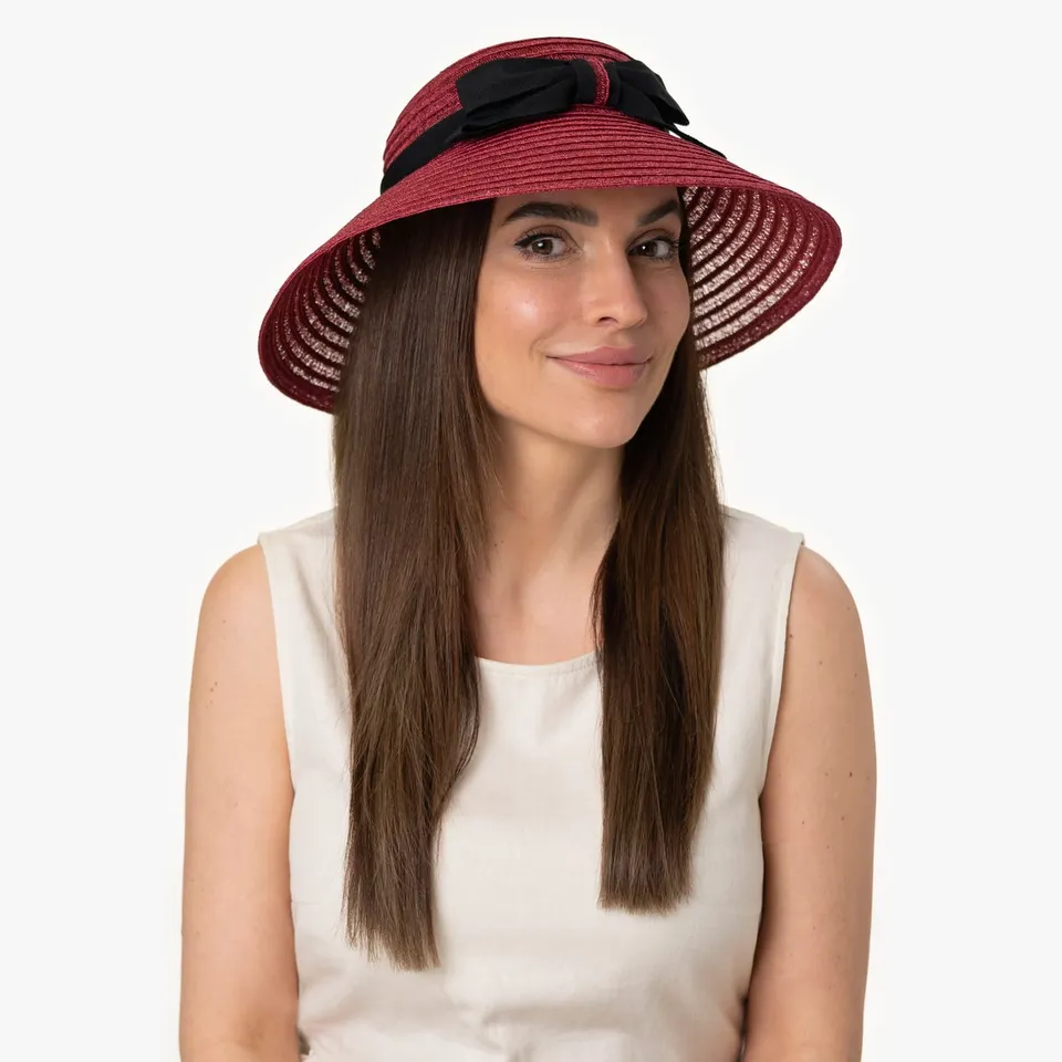 mayser-audrey-hanfhut-damen-glockenhut-mit-schleife image 1