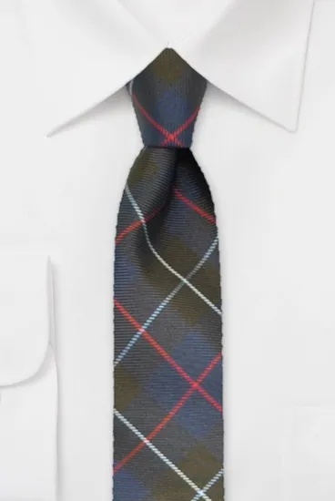 hemley-krawatte-seide-schottenkaro-blau-braun-rot-7-5-x-145-cm image 1