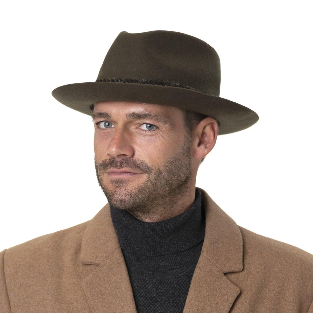 stetson-larscott-fedora-wollfilzhut-dunkelbraun-xl-60-61-cm image 2