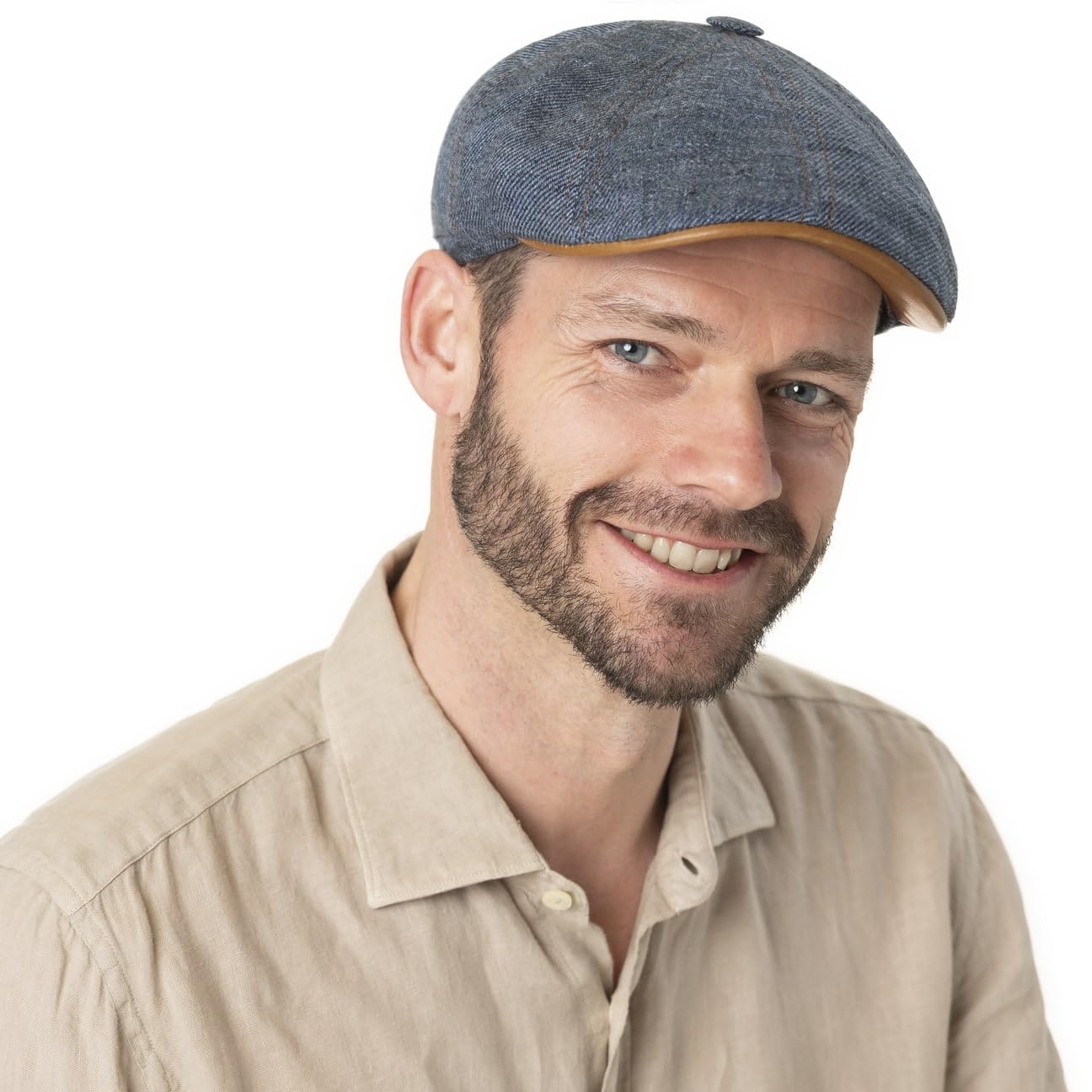 stetson-kelvey-flatcap-leinen-made-in-germany-sommer image 2