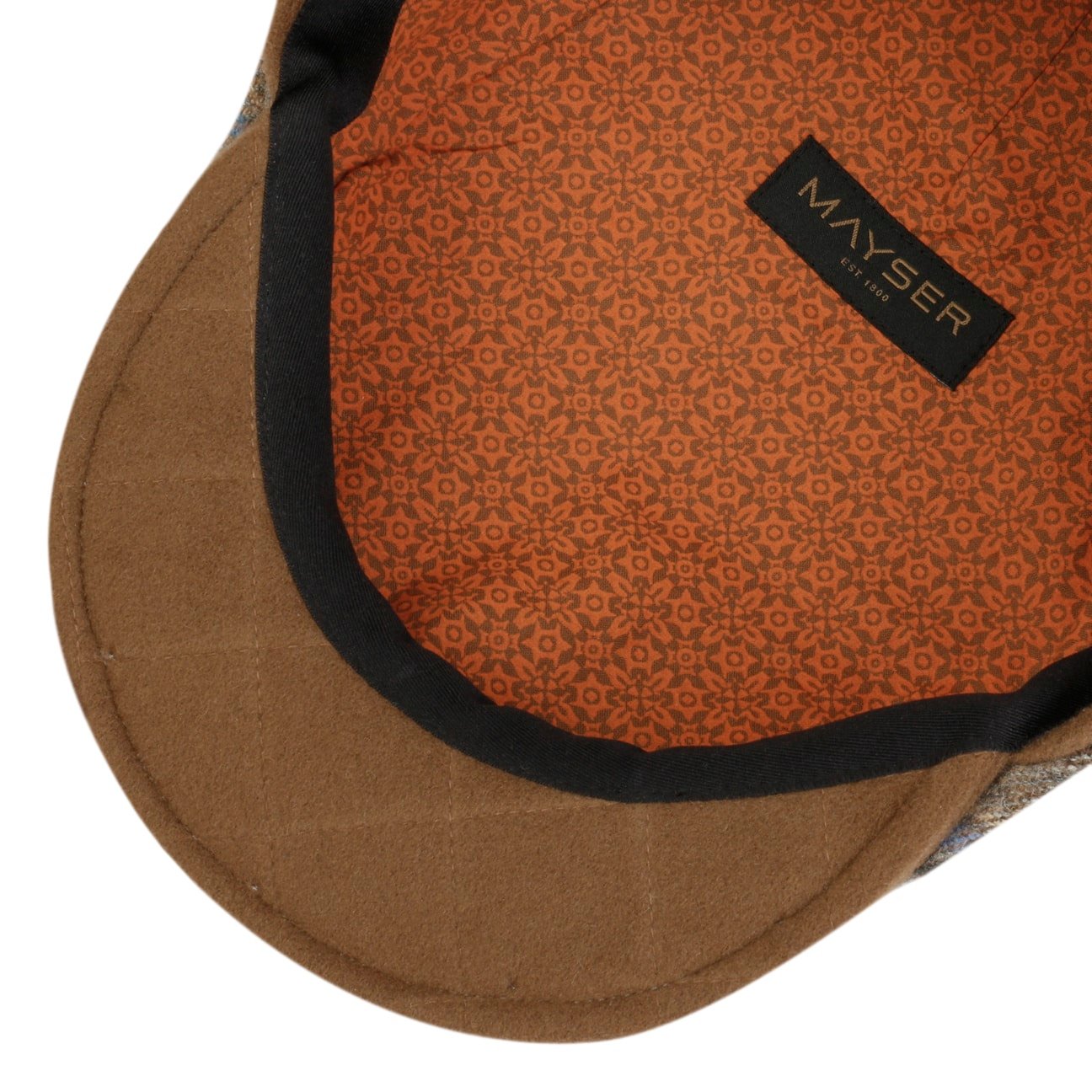mayser-frankie-soft-casual-flatcap-aus-merinowolle-karo image 4