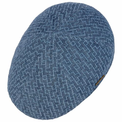stetson-texas-schirmm-tze-denim-flatcap-mit-stickerei-herren image 6