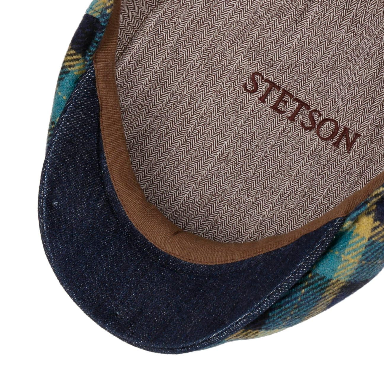 stetson-genola-wool-check-flatcap-karo-schieberm-tze-baumwollfutter-made-in-eu image 4