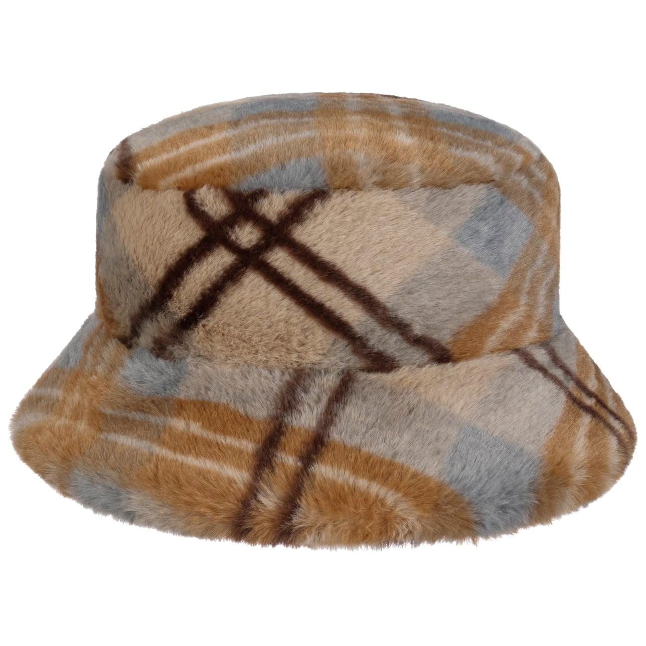 mayser-philippa-plush-bucket-stoffhut-karo image 1