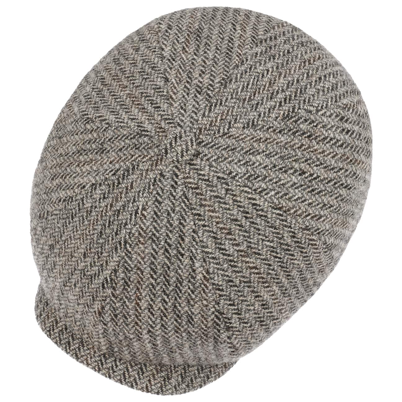 stetson-hatteras-fischgr-ten-flatcap-schurwolle-mit-futter-beige image 2