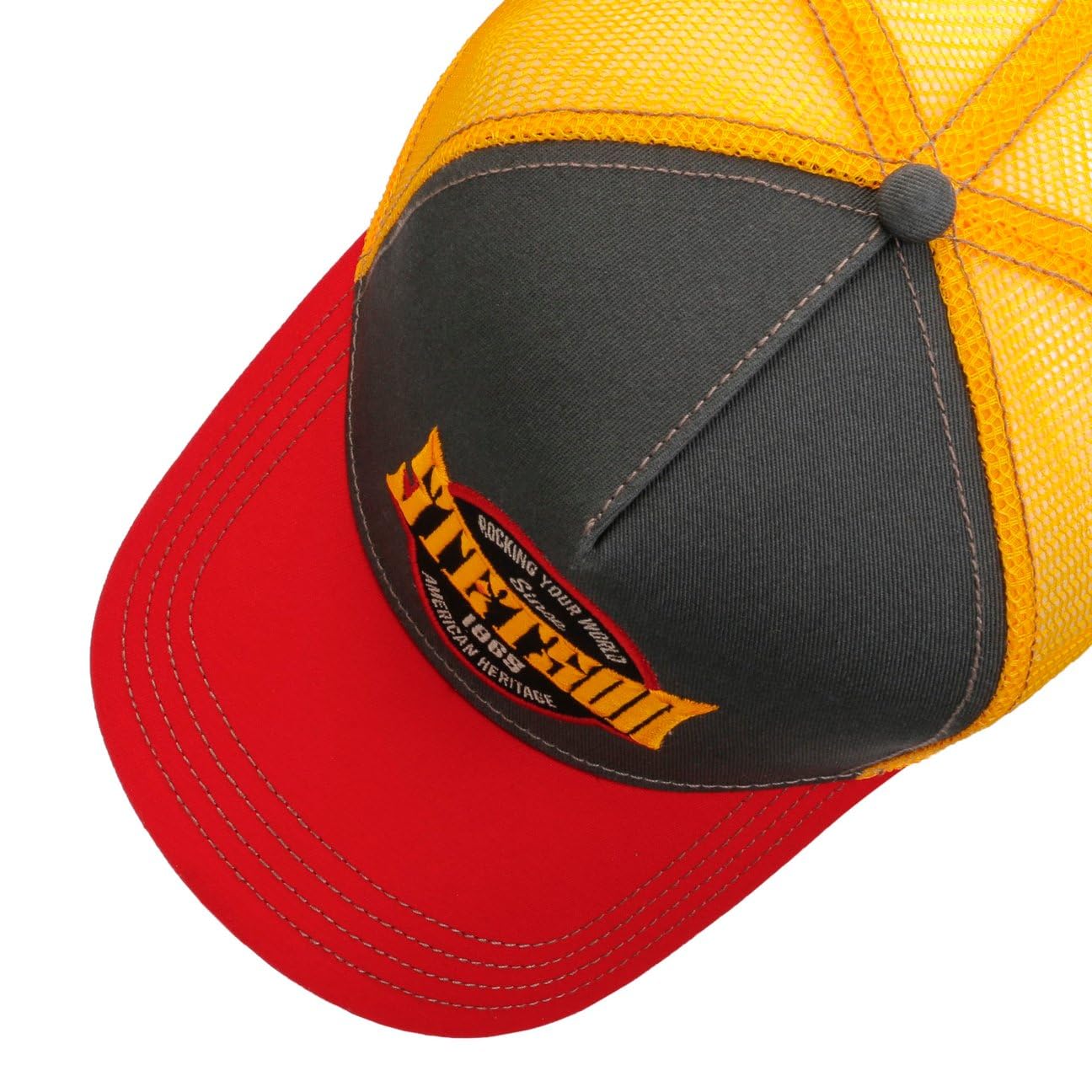 stetson-rocking-your-world-trucker-cap-herren-baumwolle-mesh-snapback image 3