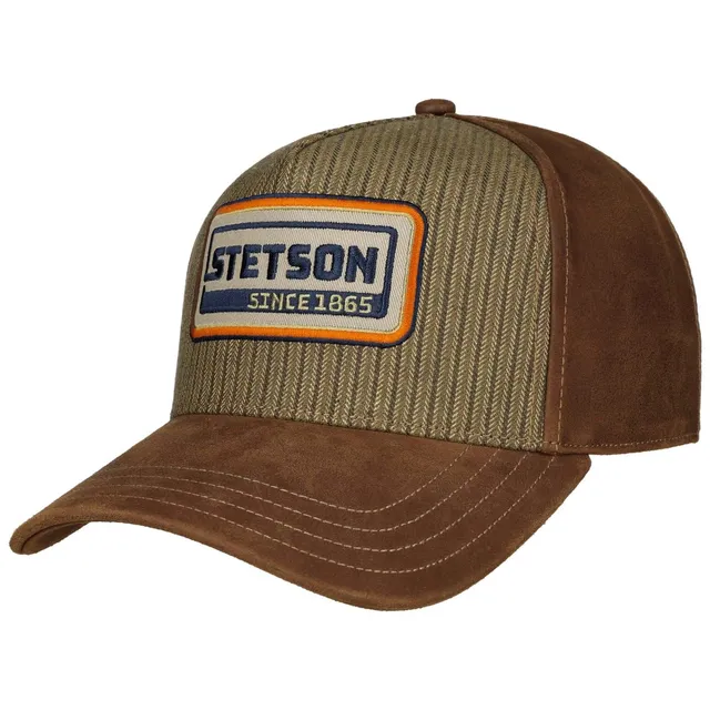 stetson-retro-stripes-truckercap-baseballcap-aus-leder-mix-mehrfarbig image 1