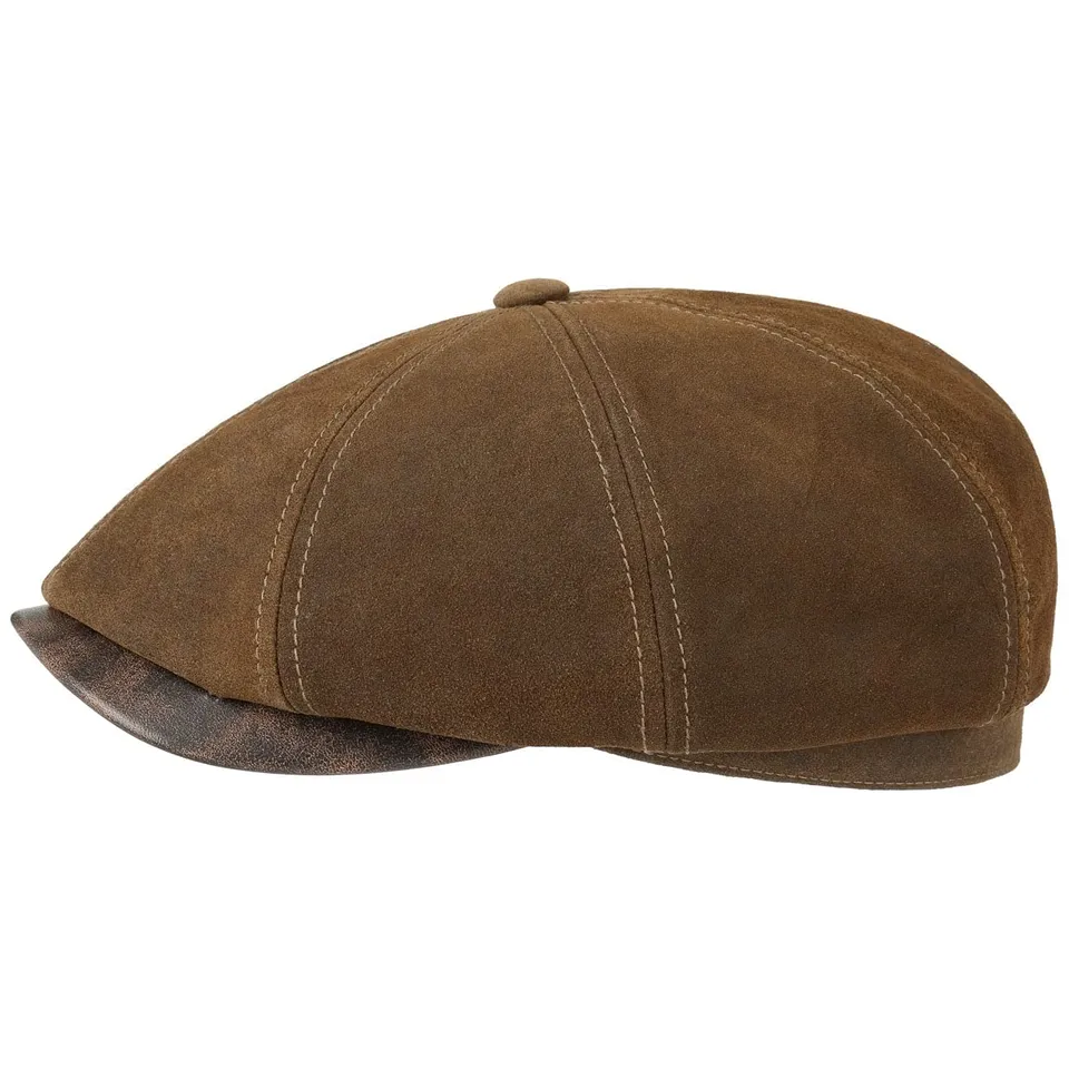stetson-hatteras-lamb-nappa-flatcap-leder-ballonm-tze-braun-m-56-57-cm image 1