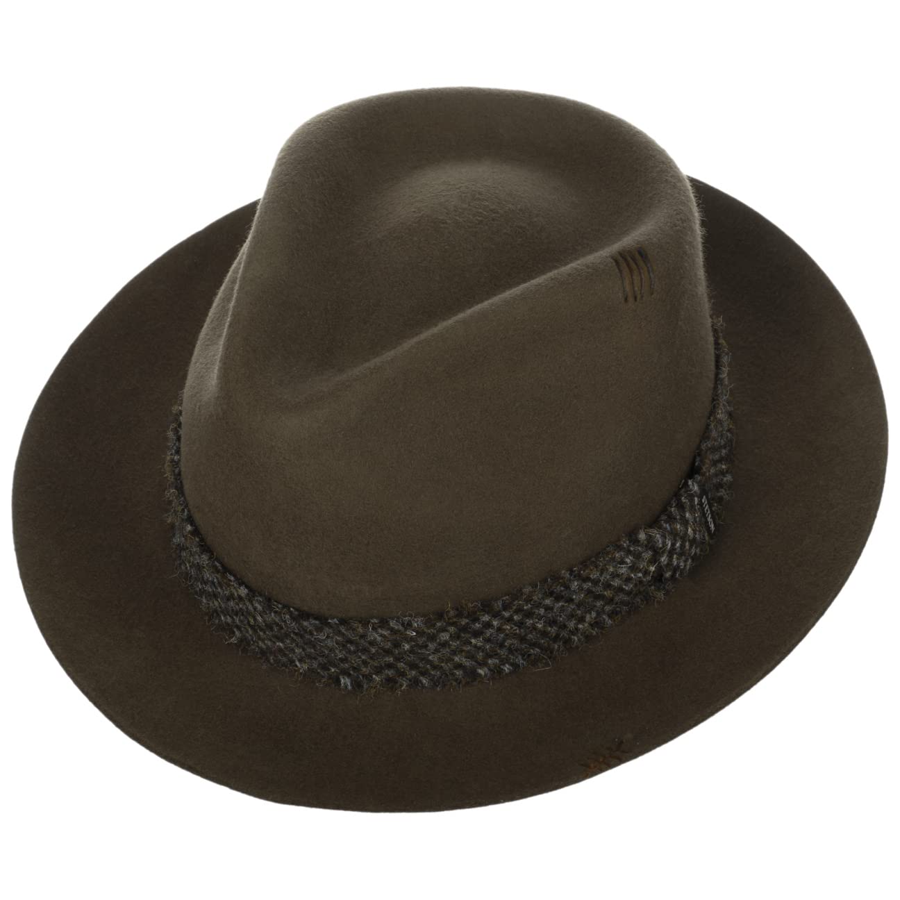 stetson-larscott-fedora-wollfilzhut-dunkelbraun-xl-60-61-cm image 3