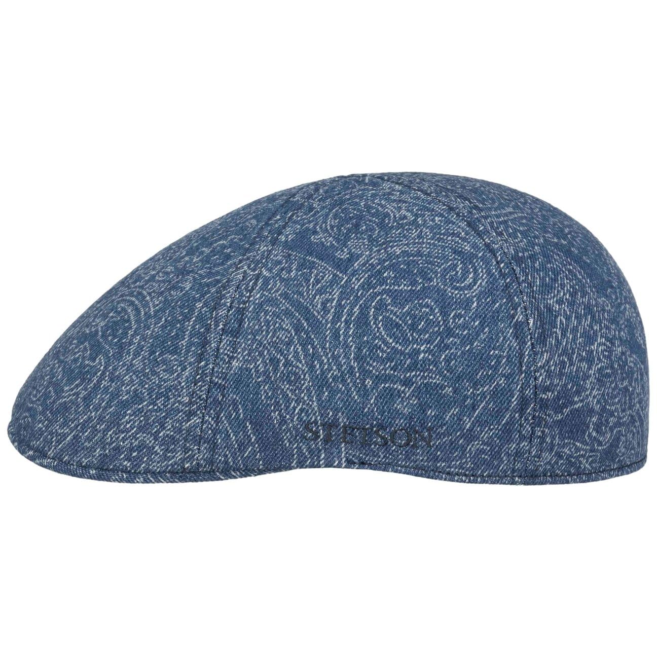 stetson-texas-denim-paisley-flatcap-aus-baumwolle-mit-uv-schutz-40-herren image 1