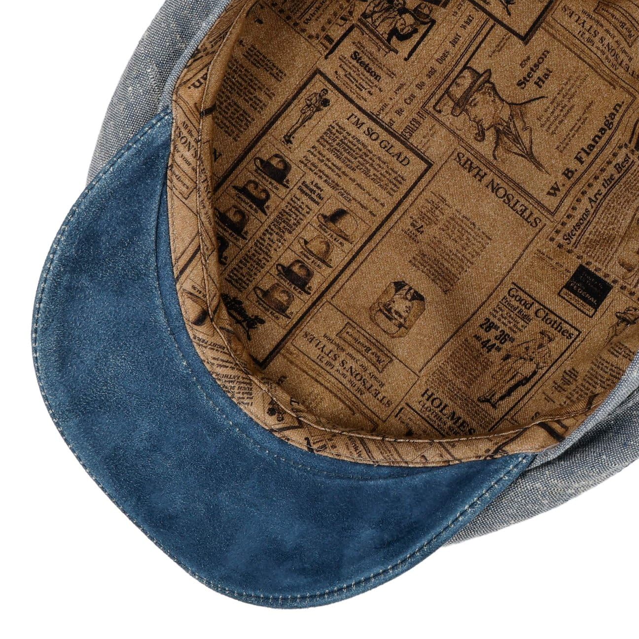 stetson-liraco-driver-flatcap-uni-meliert-aus-leinen-seide-made-in-germany-herre image 3