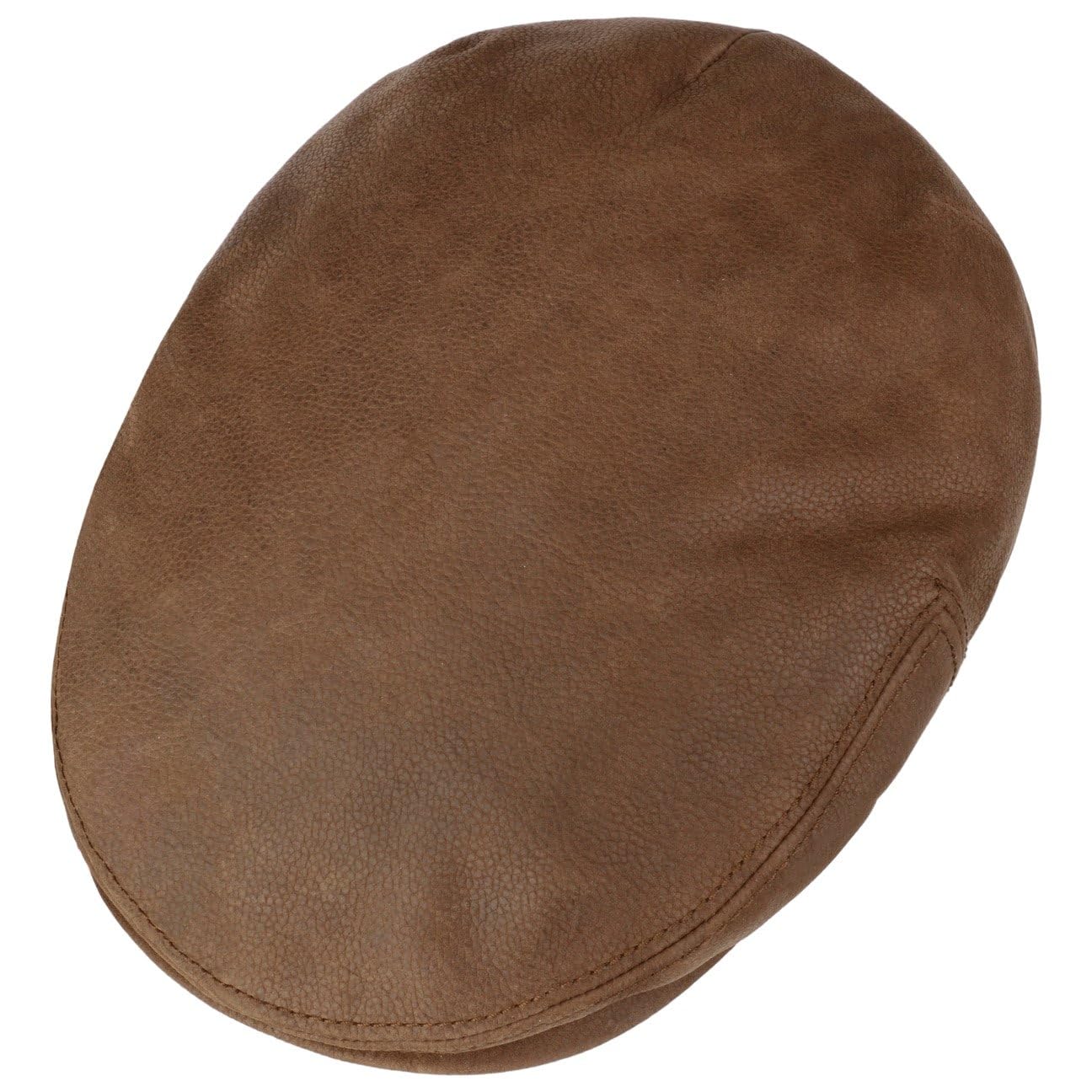 stetson-kent-calf-leather-flatcap-lederm-tze-braun image 3