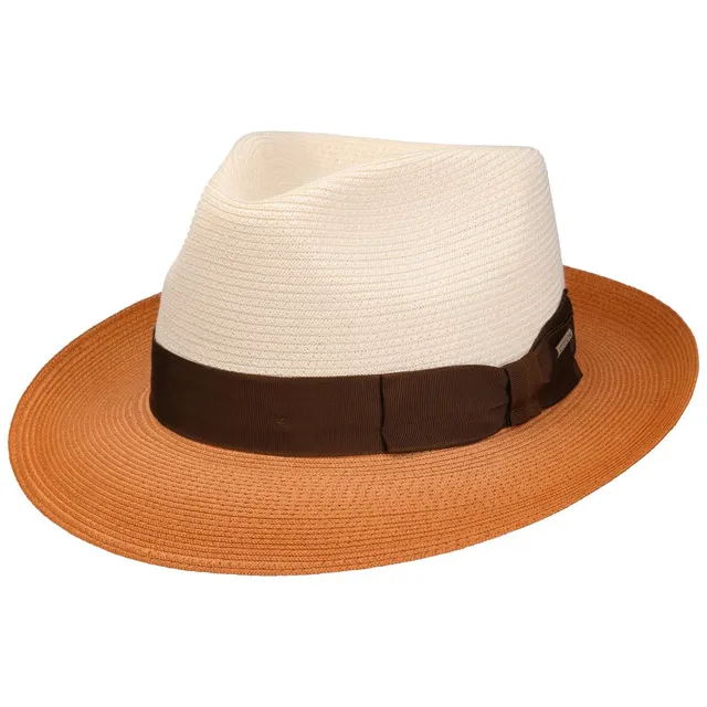 stetson-oakerton-fedora-strohhut-made-in-italy-f-r-herren image 1