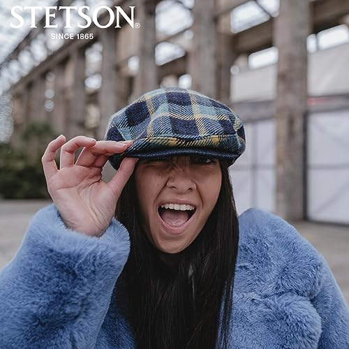 stetson-genola-wool-check-flatcap-karo-schieberm-tze-baumwollfutter-made-in-eu image 7