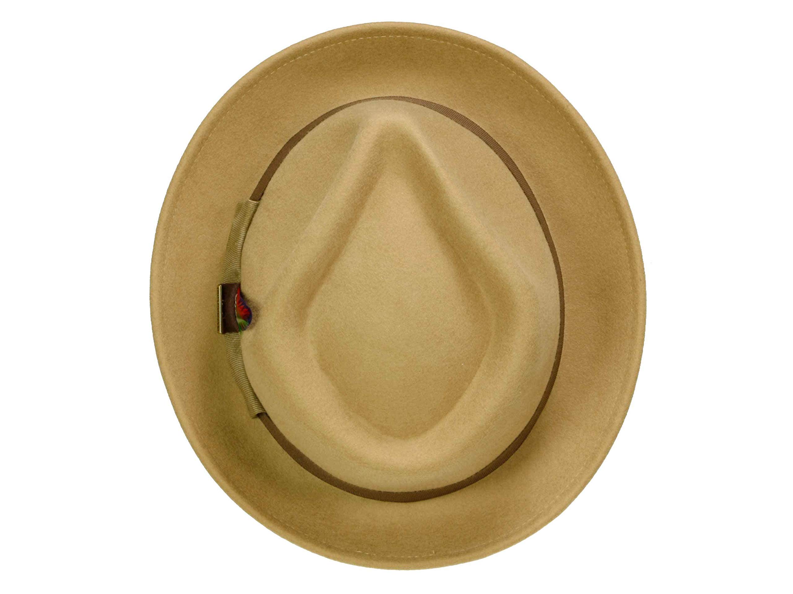 stetson-henrik-freischlader-fedora-aus-wollfilz-camel-xxl-62-63-cm image 6
