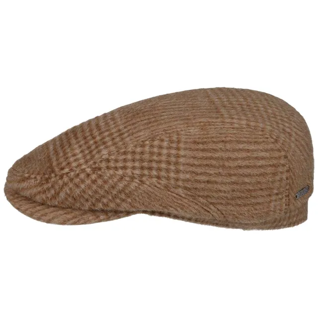stetson-poundhill-wool-mix-driver-flatcap-kariert image 1
