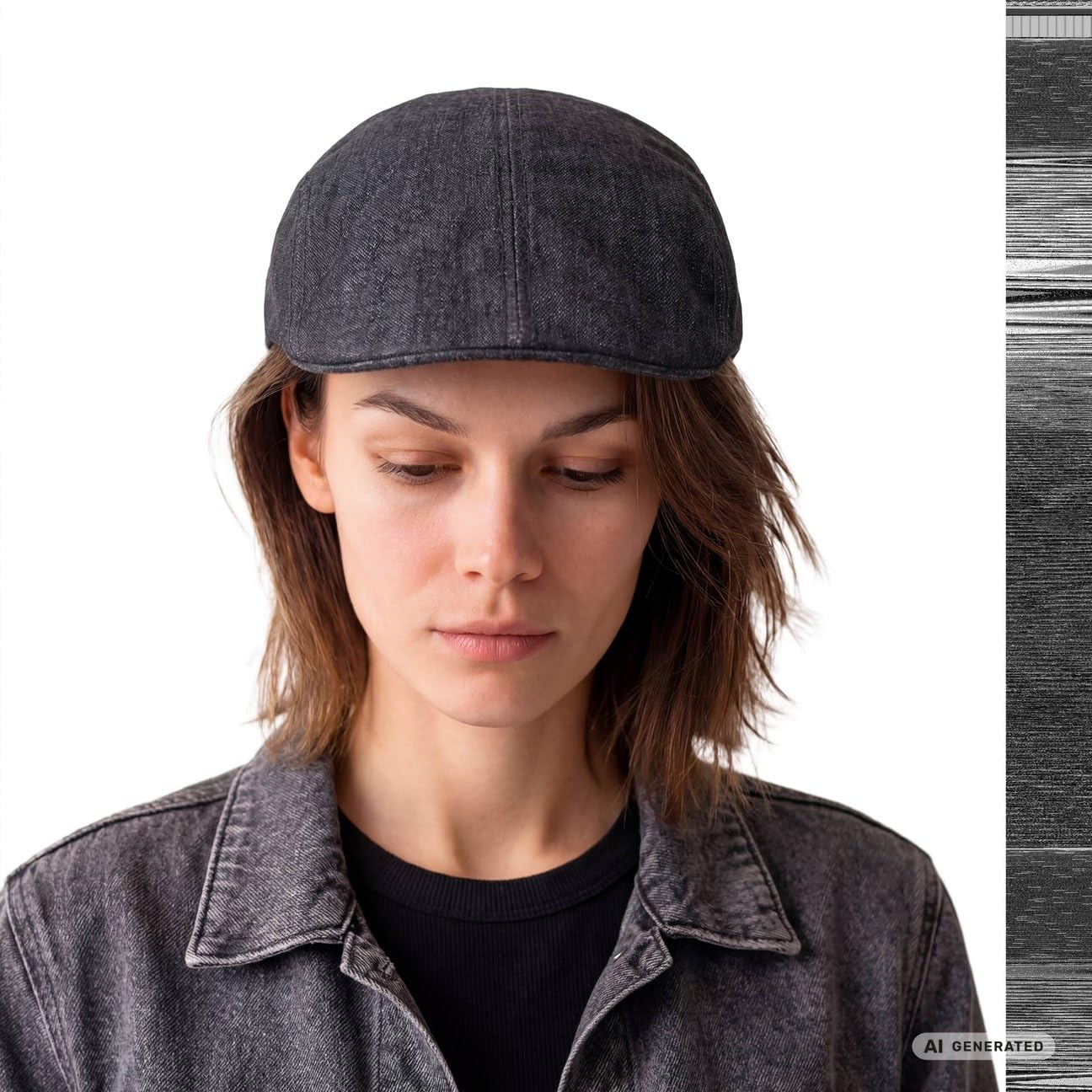 stetson-madison-leinen-zeitungskappe-damen-naturleinen-sommer image 2