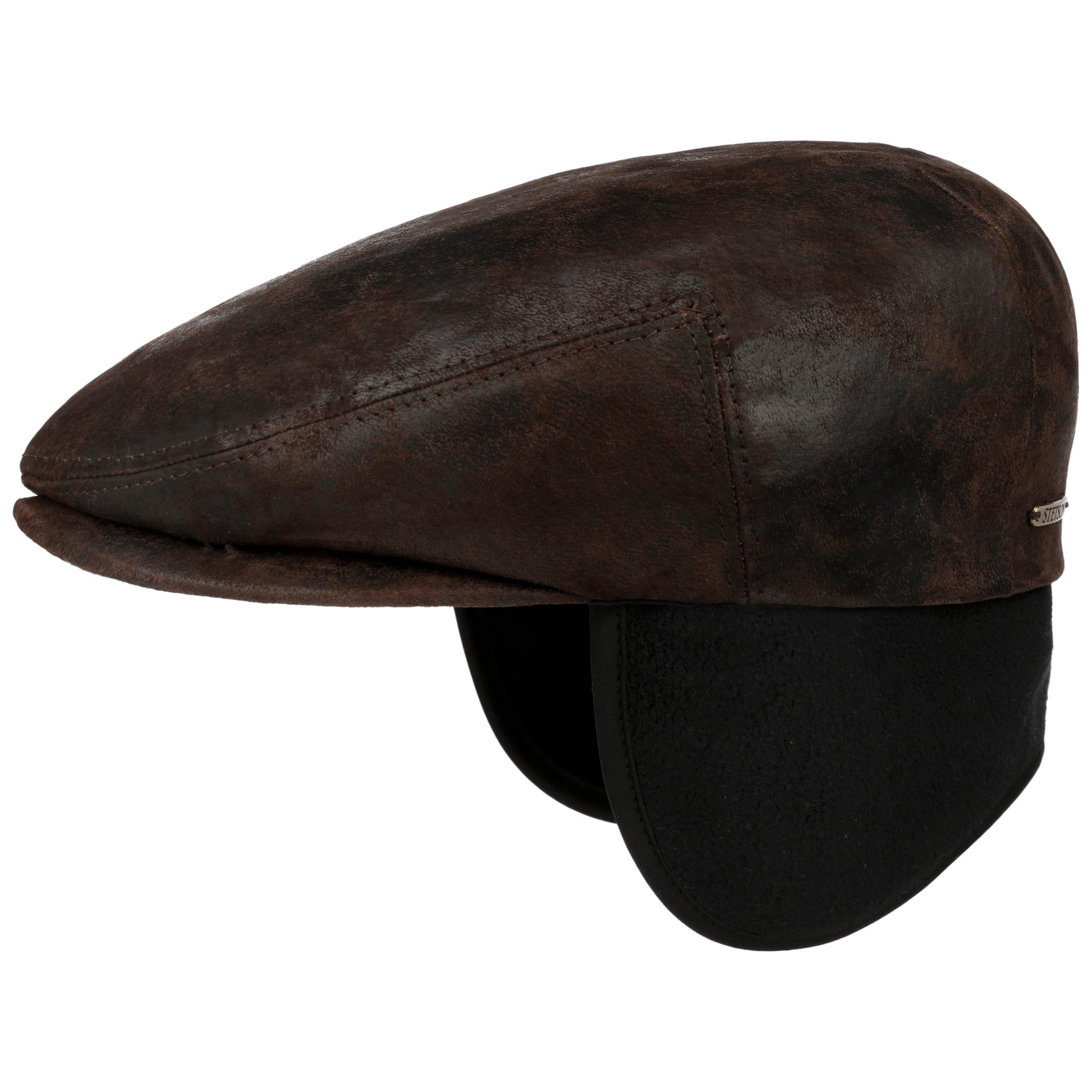 stetson-kent-pigskin-flatcap-schirmm-tze-herren-mit-ohrenklappen-made-in-eu image 1