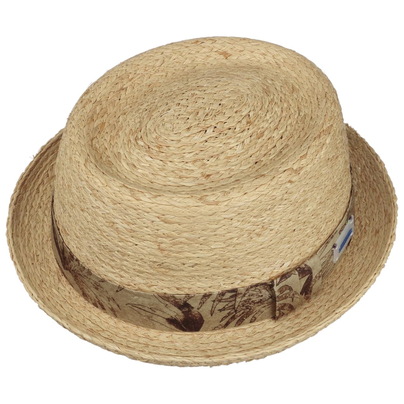 stetson-vilco-sustainable-pork-pie-strohhut-natur-aus-raffiastroh image 2