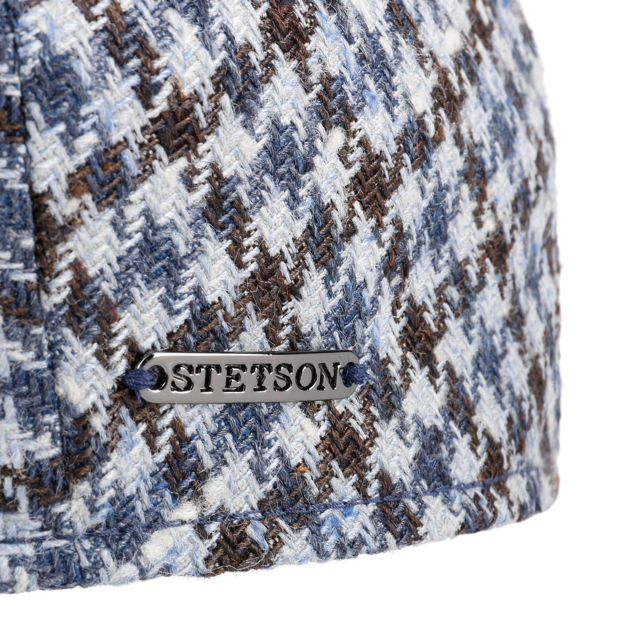 stetson-kent-tricolour-houndstooth-flatcap-seide-schurwolle-kariert image 5