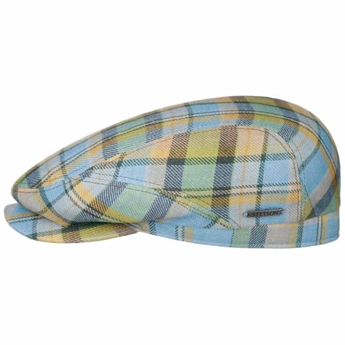stetson-driver-flatcap-checked-linen-karo-aus-100-leinen-made-in-eu image 7